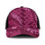 Pink Aloha Hawaii Mesh Trucker Cap Hawaiian Kakau Ohia Lehua Lei - Polynesian Pride