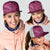 Pink Aloha Hawaii Mesh Trucker Cap Hawaiian Kakau Ohia Lehua Lei - Polynesian Pride