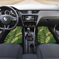 Green Aloha Hawaii Car Mats Hawaiian Kakau Ohia Lehua Lei - Polynesian Pride