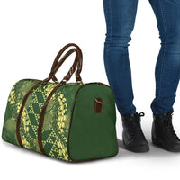 Green Aloha Hawaii Travel Bag Hawaiian Kakau Ohia Lehua Lei - Polynesian Pride