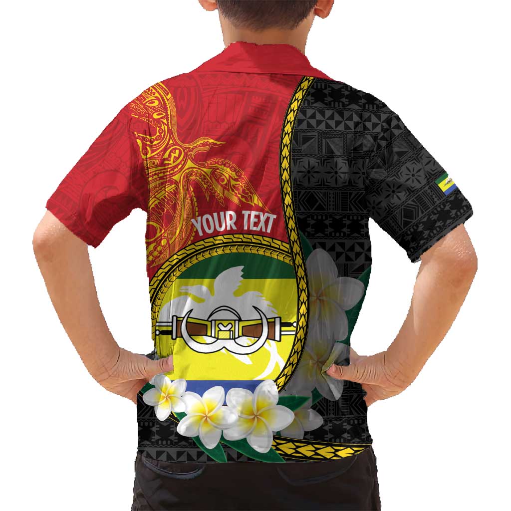 Personalised PNG Morobe Provins Family Matching Puletasi and Hawaiian Shirt Papua New Guinea Plumeria Melanesian Pattern LT14 - Polynesian Pride