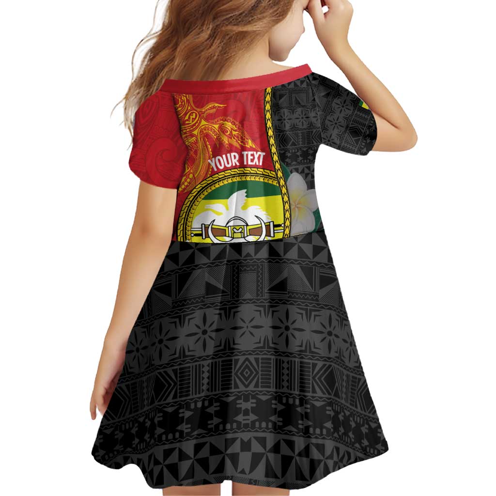 Personalised PNG Morobe Provins Family Matching Puletasi and Hawaiian Shirt Papua New Guinea Plumeria Melanesian Pattern LT14 - Polynesian Pride