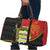 Personalised PNG Morobe Provins Travel Bag Papua New Guinea Plumeria Melanesian Pattern - Polynesian Pride
