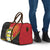 Personalised PNG Morobe Provins Travel Bag Papua New Guinea Plumeria Melanesian Pattern - Polynesian Pride