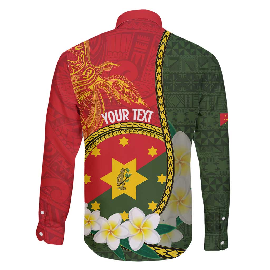 Personalised PNG Isten Hailans Provins Family Matching Puletasi and Hawaiian Shirt Papua New Guinea Plumeria Melanesian Pattern - Polynesian Pride