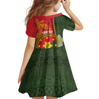 Personalised PNG Isten Hailans Provins Family Matching Summer Maxi Dress and Hawaiian Shirt Papua New Guinea Plumeria Melanesian Pattern LT14 - Polynesian Pride