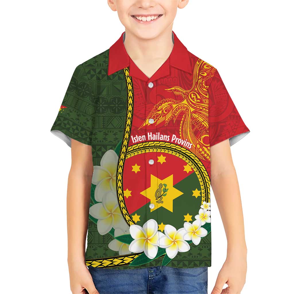Personalised PNG Isten Hailans Provins Hawaiian Shirt Papua New Guinea Plumeria Melanesian Pattern LT14 - Polynesian Pride