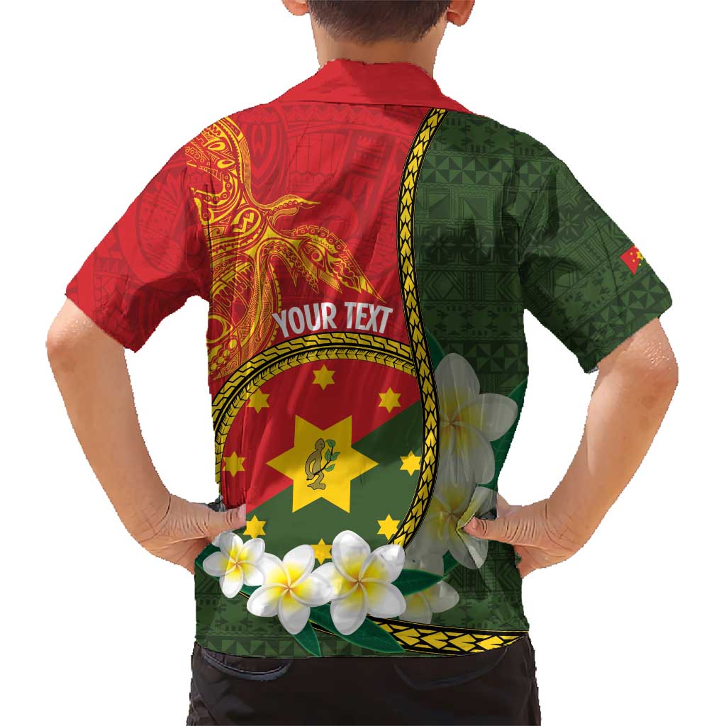 Personalised PNG Isten Hailans Provins Hawaiian Shirt Papua New Guinea Plumeria Melanesian Pattern LT14 - Polynesian Pride