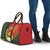 Personalised PNG Isten Hailans Provins Travel Bag Papua New Guinea Plumeria Melanesian Pattern - Polynesian Pride