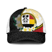 PNG Madang Provins Classic Cap Papua New Guinea Plumeria Melanesian Pattern - Polynesian Pride