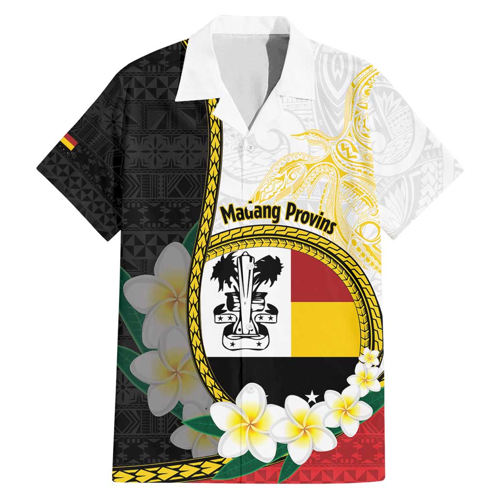 Personalised PNG Madang Provins Family Matching Mermaid Dress and Hawaiian Shirt Papua New Guinea Plumeria Melanesian Pattern - Polynesian Pride