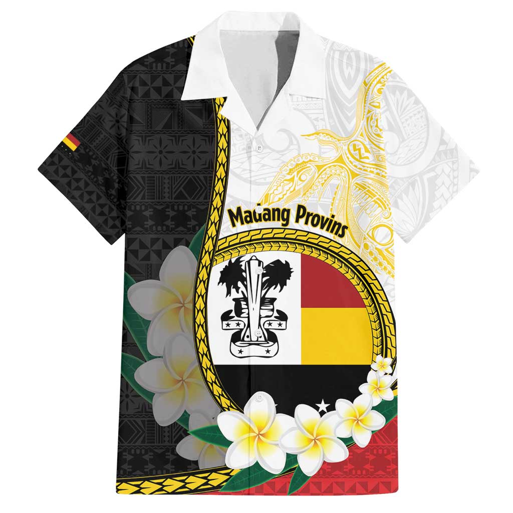 Personalised PNG Madang Provins Family Matching Puletasi and Hawaiian Shirt Papua New Guinea Plumeria Melanesian Pattern - Polynesian Pride