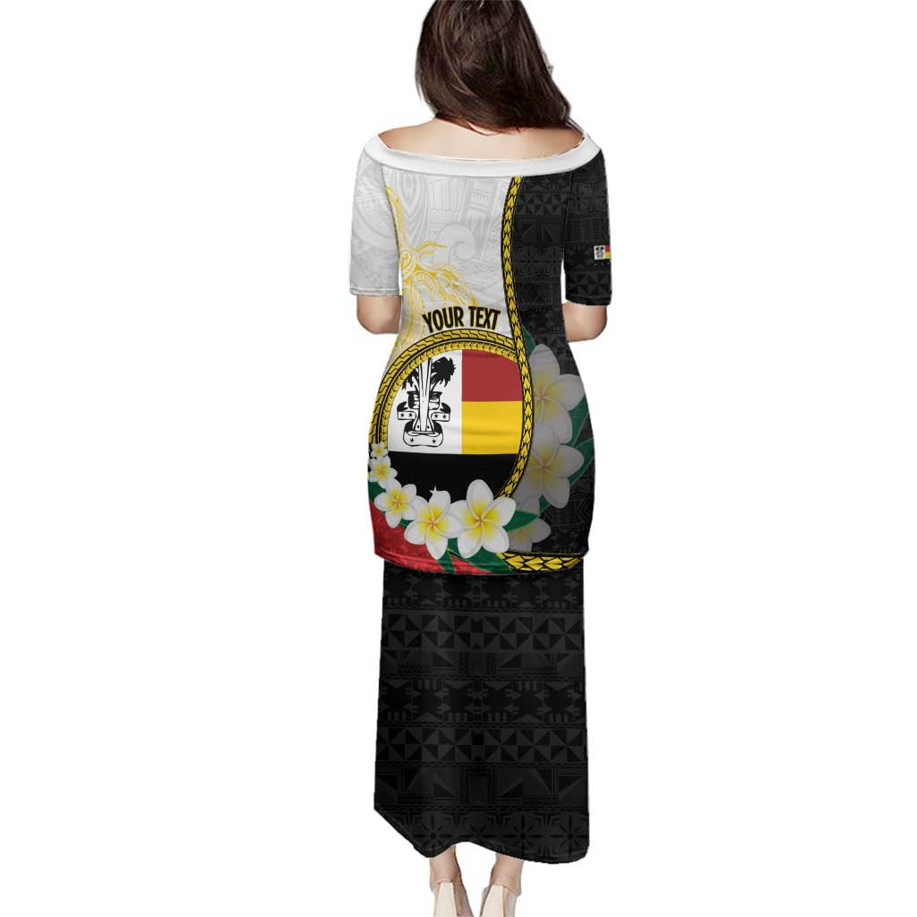 Personalised PNG Madang Provins Family Matching Puletasi and Hawaiian Shirt Papua New Guinea Plumeria Melanesian Pattern - Polynesian Pride