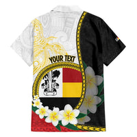 Personalised PNG Madang Provins Hawaiian Shirt Papua New Guinea Plumeria Melanesian Pattern - Polynesian Pride