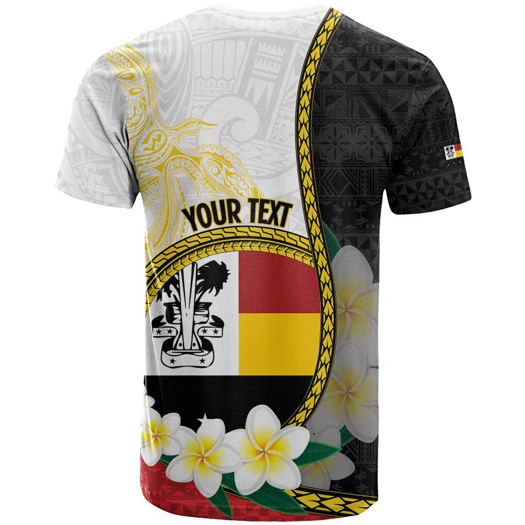 Personalised PNG Madang Provins T Shirt Papua New Guinea Plumeria Melanesian Pattern - Polynesian Pride