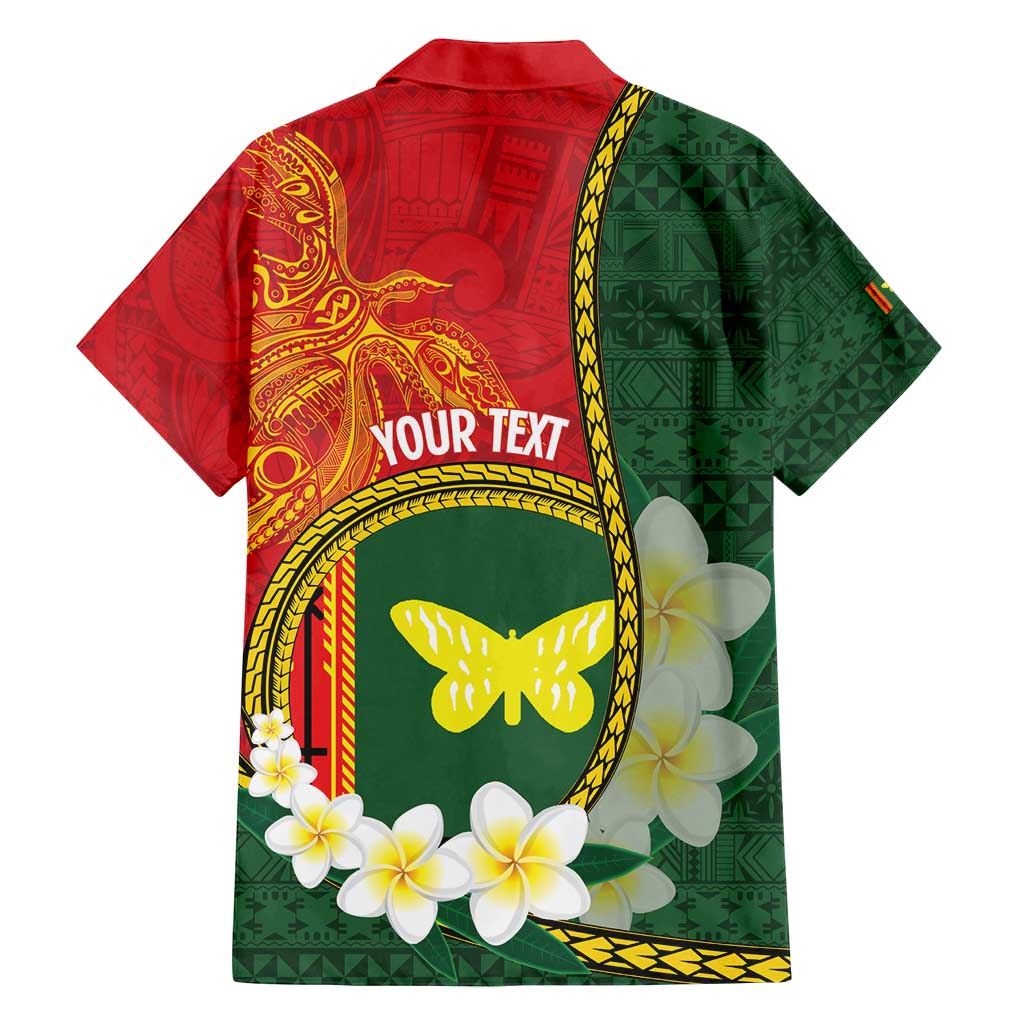 Personalised PNG Oro Provins Family Matching Off Shoulder Maxi Dress and Hawaiian Shirt Papua New Guinea Plumeria Melanesian Pattern - Polynesian Pride