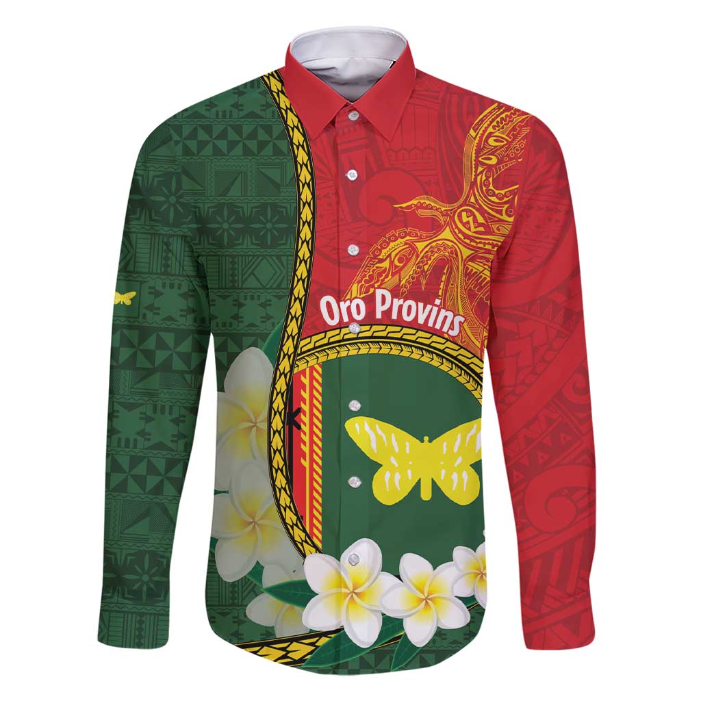 Personalised PNG Oro Provins Family Matching Short Sleeve Bodycon Dress and Hawaiian Shirt Papua New Guinea Plumeria Melanesian Pattern - Polynesian Pride