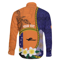 Personalised PNG Niu Ailan Family Matching Puletasi and Hawaiian Shirt Papua New Guinea Plumeria Melanesian Pattern - Polynesian Pride