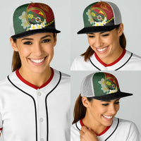 PNG Simbu Provins Baseball Net Cap Papua New Guinea Plumeria Melanesian Pattern - Polynesian Pride