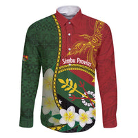 Personalised PNG Simbu Provins Family Matching Long Sleeve Bodycon Dress and Hawaiian Shirt Papua New Guinea Plumeria Melanesian Pattern - Polynesian Pride