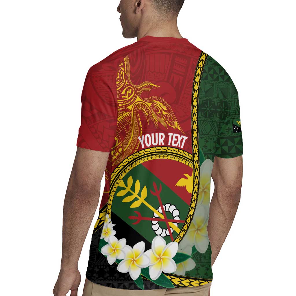 Personalised PNG Simbu Provins Rugby Jersey Papua New Guinea Plumeria Melanesian Pattern - Polynesian Pride