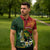 Personalised PNG Simbu Provins Zipper Polo Shirt Papua New Guinea Plumeria Melanesian Pattern - Polynesian Pride
