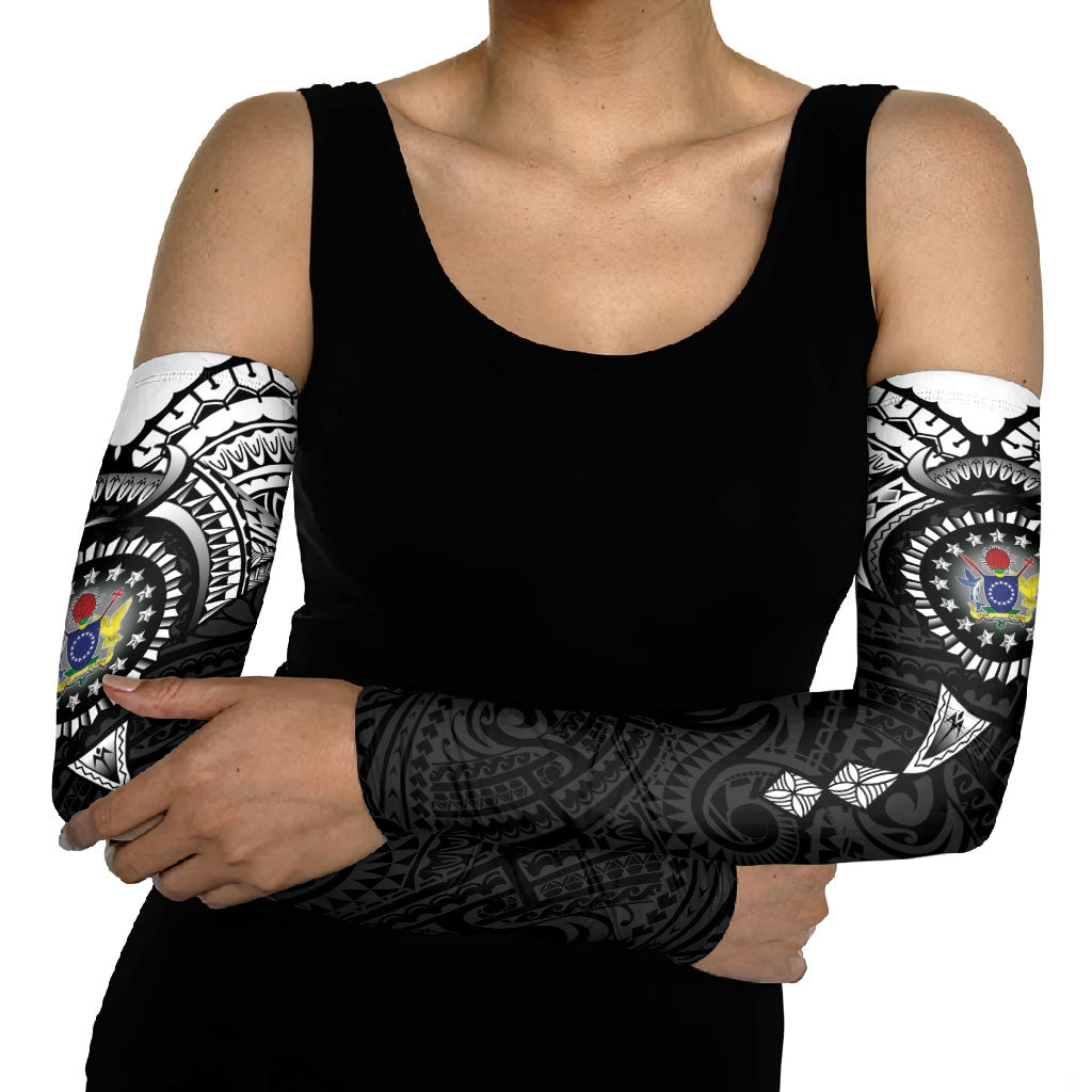 Cook Islands Manta Ray Arm Sleeves Kuki Airani Tattoo Black Color LT14 - Polynesian Pride