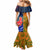 France And Australia Rugby Mermaid Dress 2023 World Cup Le Bleus Wallabies Together LT14 - Polynesian Pride