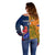 Custom France And Australia Rugby Off Shoulder Sweater 2023 World Cup Le Bleus Wallabies Together LT14 - Polynesian Pride