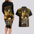 Polynesia Suicide Prevention Awareness Couples Matching Long Sleeve Bodycon Dress and Hawaiian Shirt Your Life Is Worth Living For Polynesian Gold Pattern LT14 - Polynesian Pride