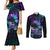 Polynesia Suicide Prevention Awareness Couples Matching Mermaid Dress and Long Sleeve Button Shirts Your Life Is Worth Living For Polynesian Purple Pattern LT14 Purple - Polynesian Pride