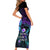 Polynesia Suicide Prevention Awareness Short Sleeve Bodycon Dress Your Life Is Worth Living For Polynesian Purple Pattern LT14 - Polynesian Pride