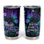 Polynesia Suicide Prevention Awareness Tumbler Cup Your Life Is Worth Living For Polynesian Purple Pattern