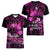 Polynesia Suicide Prevention Awareness Women V Neck T Shirt Your Life Is Worth Living For Polynesian Pink Pattern LT14 - Polynesian Pride