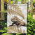 Gold New Zealand Tuatara Garden Flag Aotearoa Sphenodon Punctatus Silver Fern