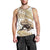 Gold New Zealand Tuatara Men Tank Top Aotearoa Sphenodon Punctatus Silver Fern