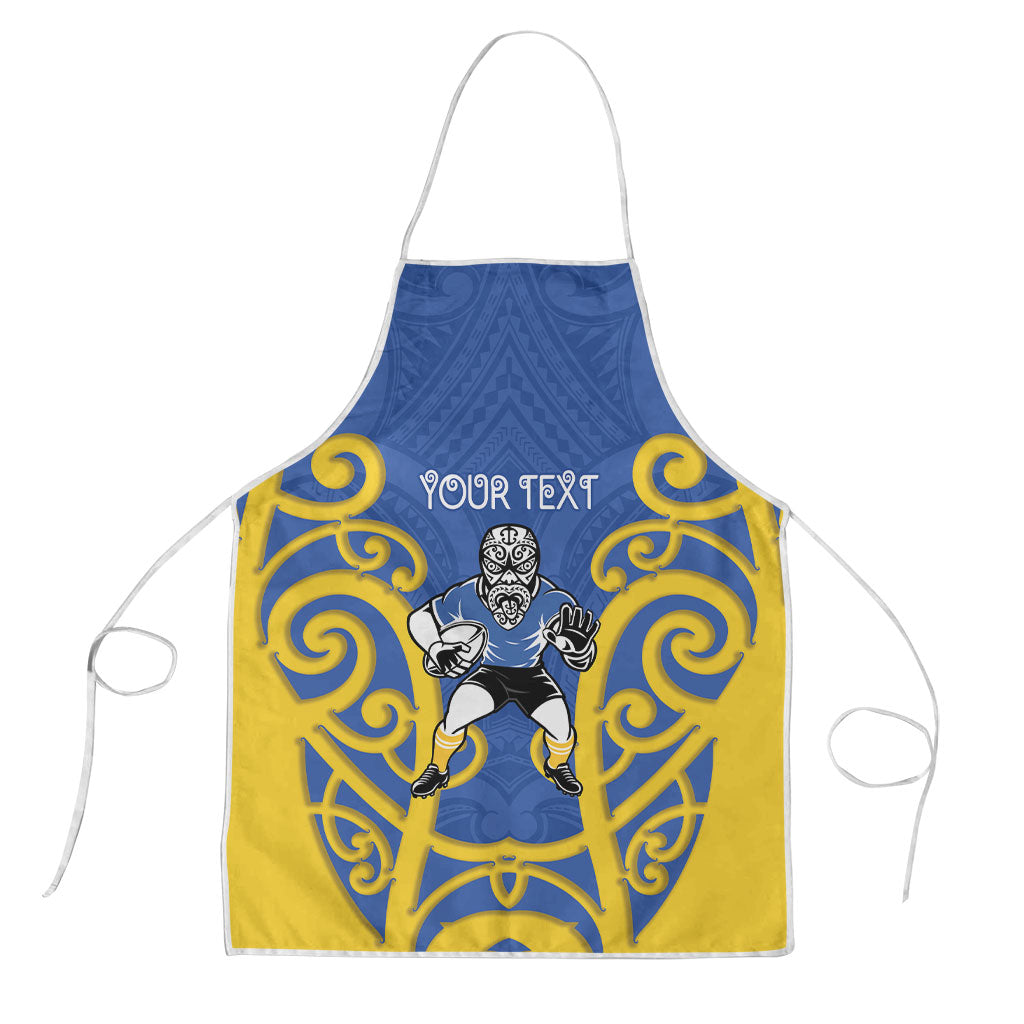 Otago Custom Rugby New Zealand Apron Aotearoa Maori Pukana Tiki Mascot
