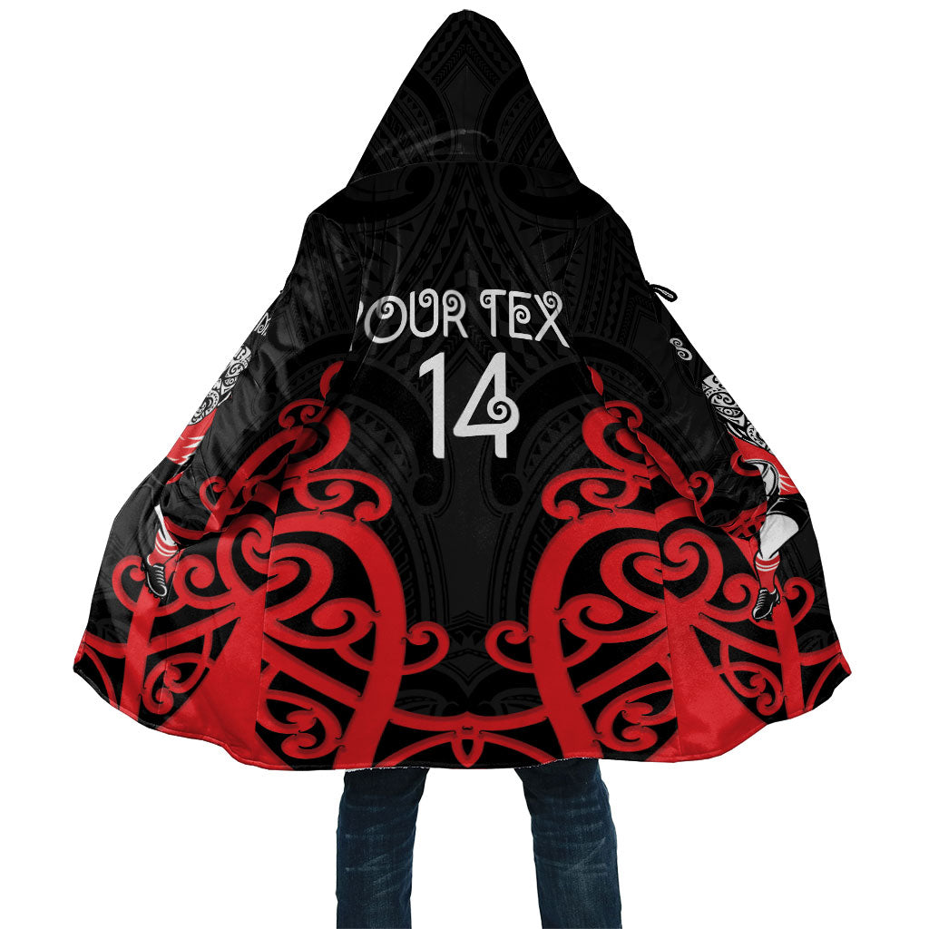Counties Manukau Custom Rugby New Zealand Cloak Aotearoa Maori Pukana Tiki Mascot