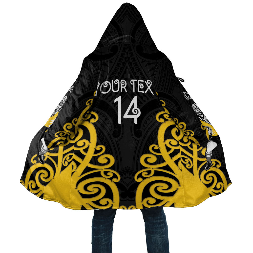 Wellington Custom Rugby New Zealand Cloak Aotearoa Maori Pukana Tiki Mascot