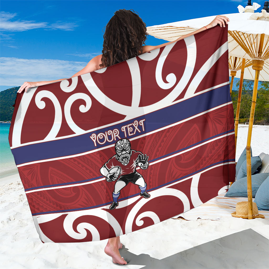 Southland Custom Rugby New Zealand Sarong Aotearoa Maori Pukana Tiki Mascot