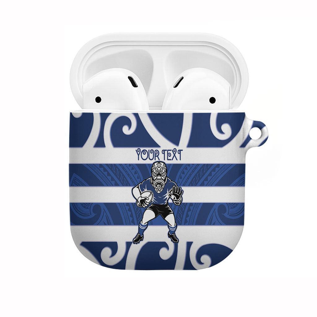 Auckland Custom Rugby New Zealand AirPods Case Aotearoa Maori Pukana Tiki Mascot