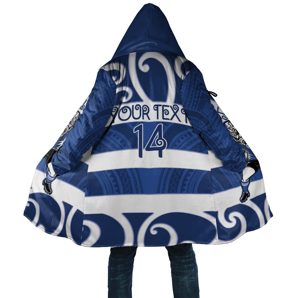 Auckland Custom Rugby New Zealand Cloak Aotearoa Maori Pukana Tiki Mascot