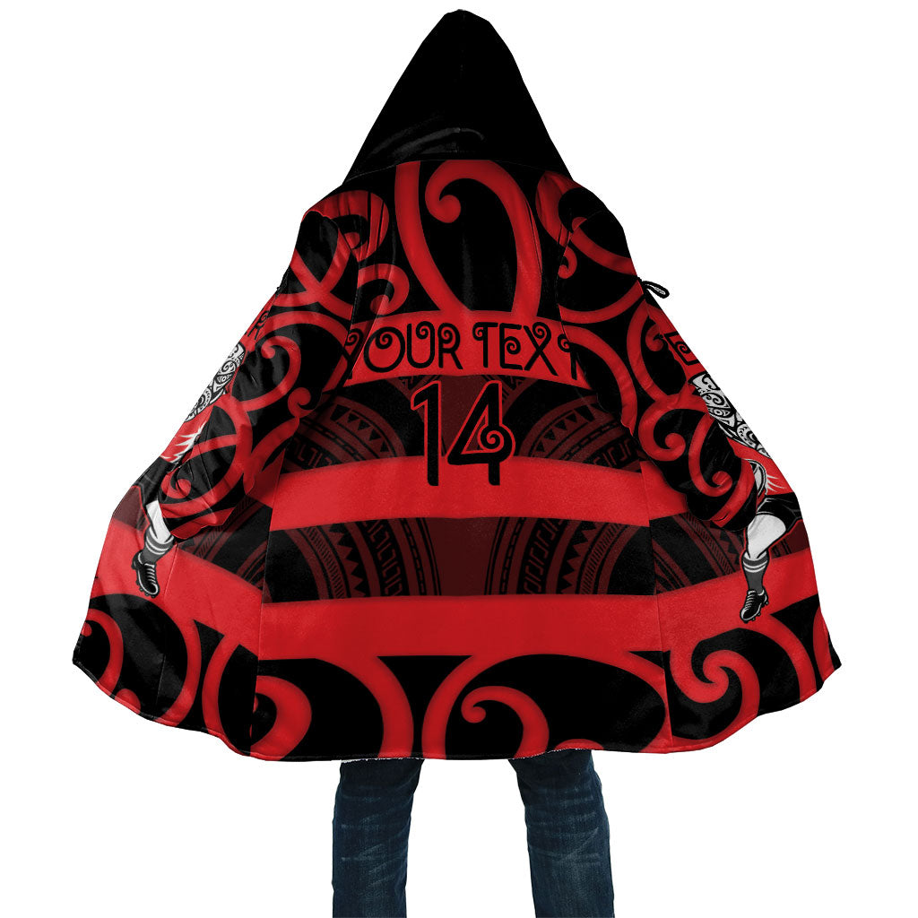 Canterbury Custom Rugby New Zealand Cloak Aotearoa Maori Pukana Tiki Mascot