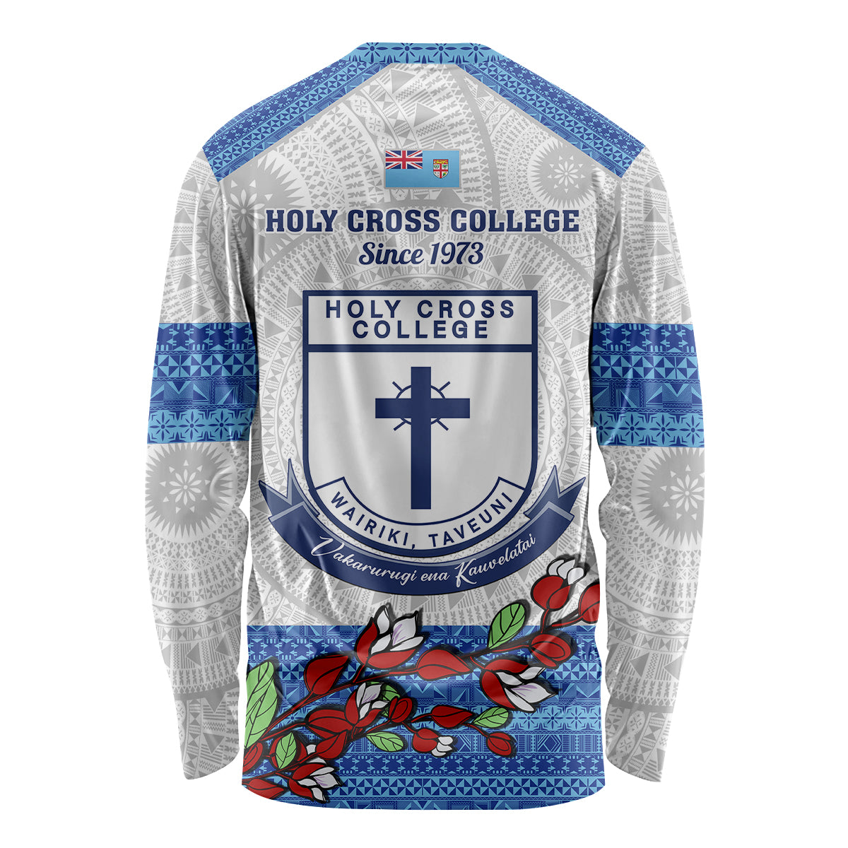 fiji-holy-cross-college-long-sleeve-shirt-happy-50th-anniversary-fijian-tagimoucia-tapa-pattern