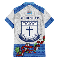 personalised-fiji-holy-cross-college-family-matching-off-shoulder-maxi-dress-and-hawaiian-shirt-happy-50th-anniversary-fijian-tagimoucia-tapa-pattern