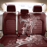Oxblood Hawaii Back Car Seat Cover Hammerhead Shark Tattoo Curve Polynesian - Polynesian Pride