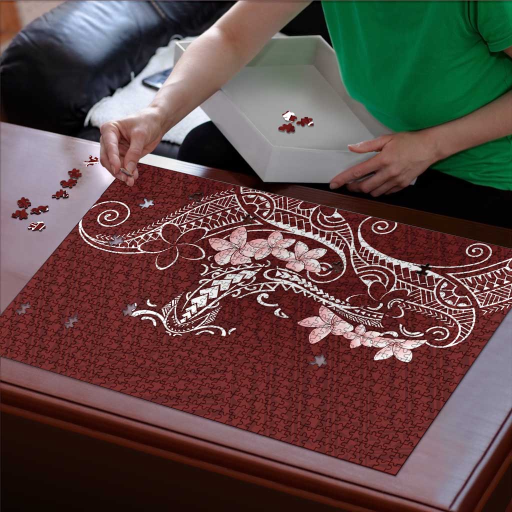 Oxblood Hawaii Puzzle Hammerhead Shark Tattoo Curve Polynesian - Polynesian Pride