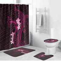 Pink Hawaii Bathroom Set Hammerhead Shark Tattoo Curve Polynesian - Polynesian Pride