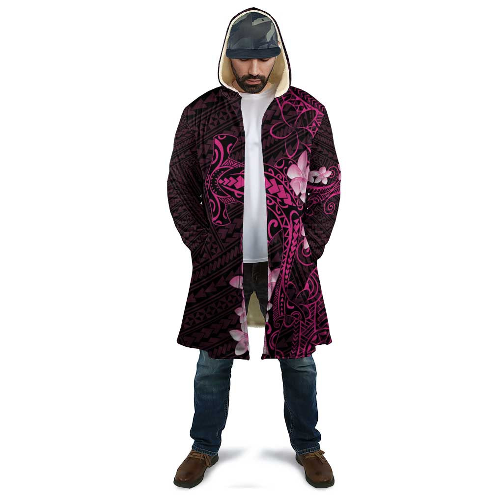 Pink Hawaii Cloak Hammerhead Shark Tattoo Curve Polynesian - Polynesian Pride