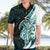 Proud Aotearoa Hawaiian Shirt Maori Silver Fern Mix Paua Shell Pattern